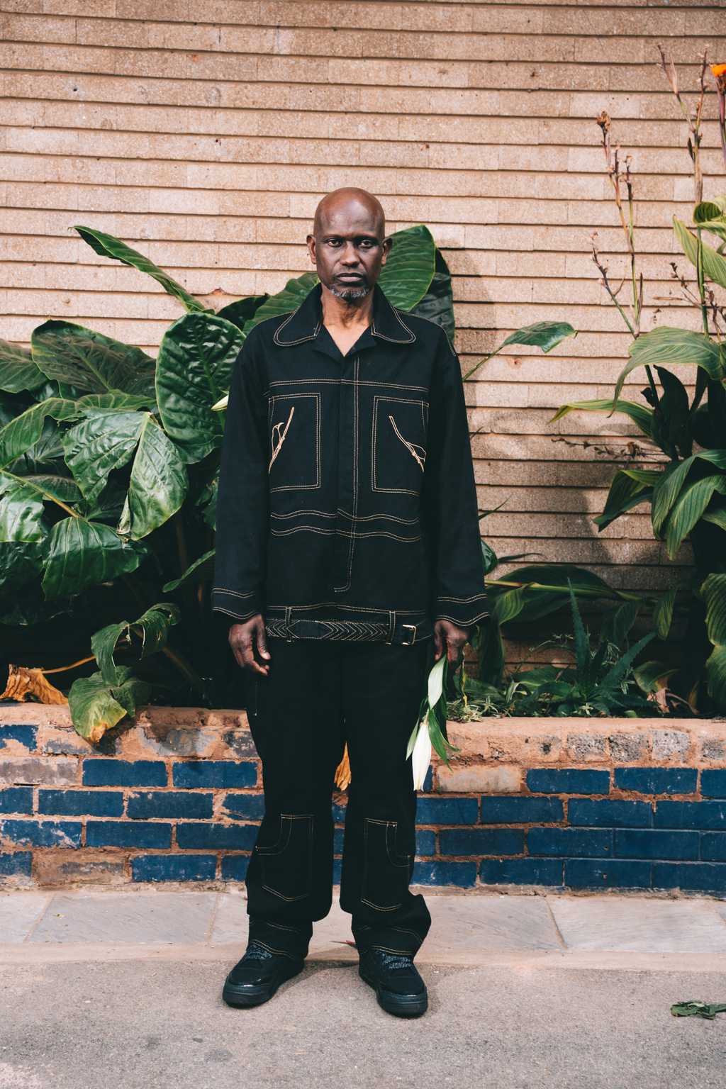 Potrends "Into the Garden" Overall Jumpsuit