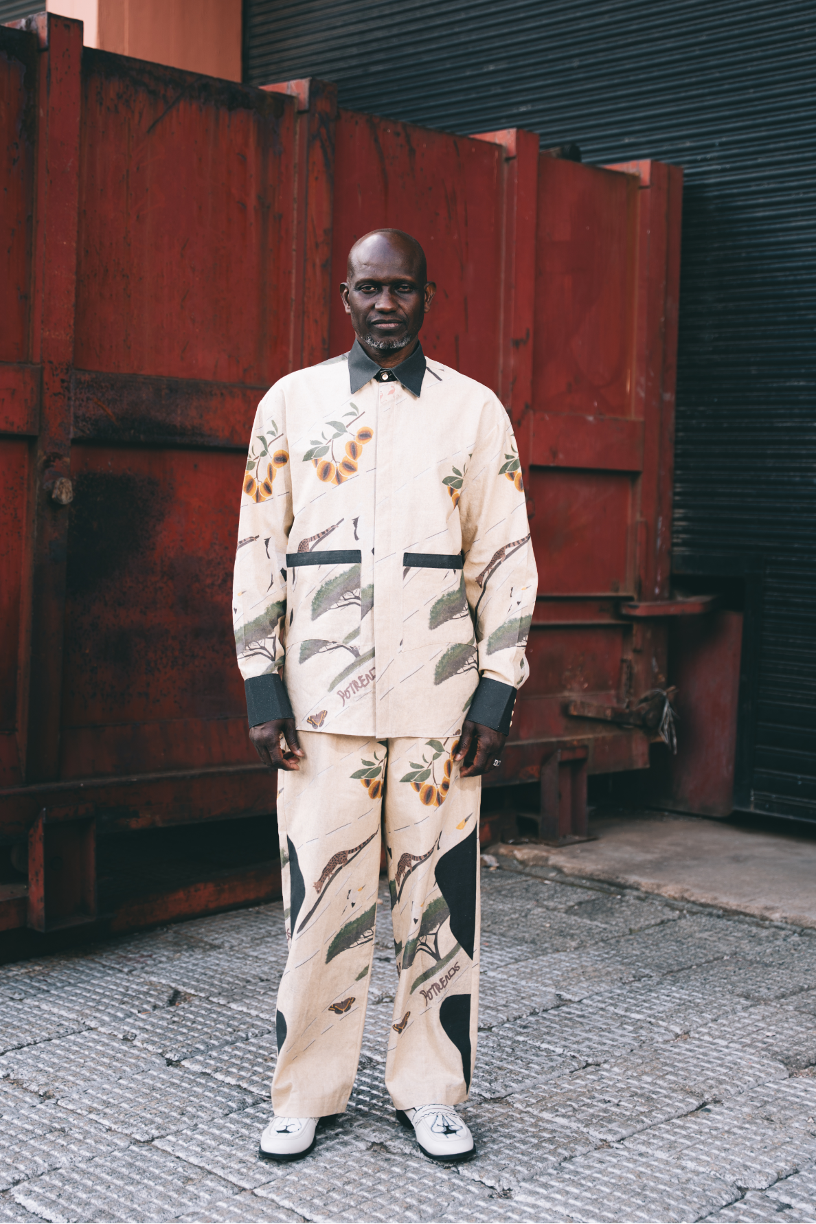 Potrends "Into the Garden" Natural Linen Shirt