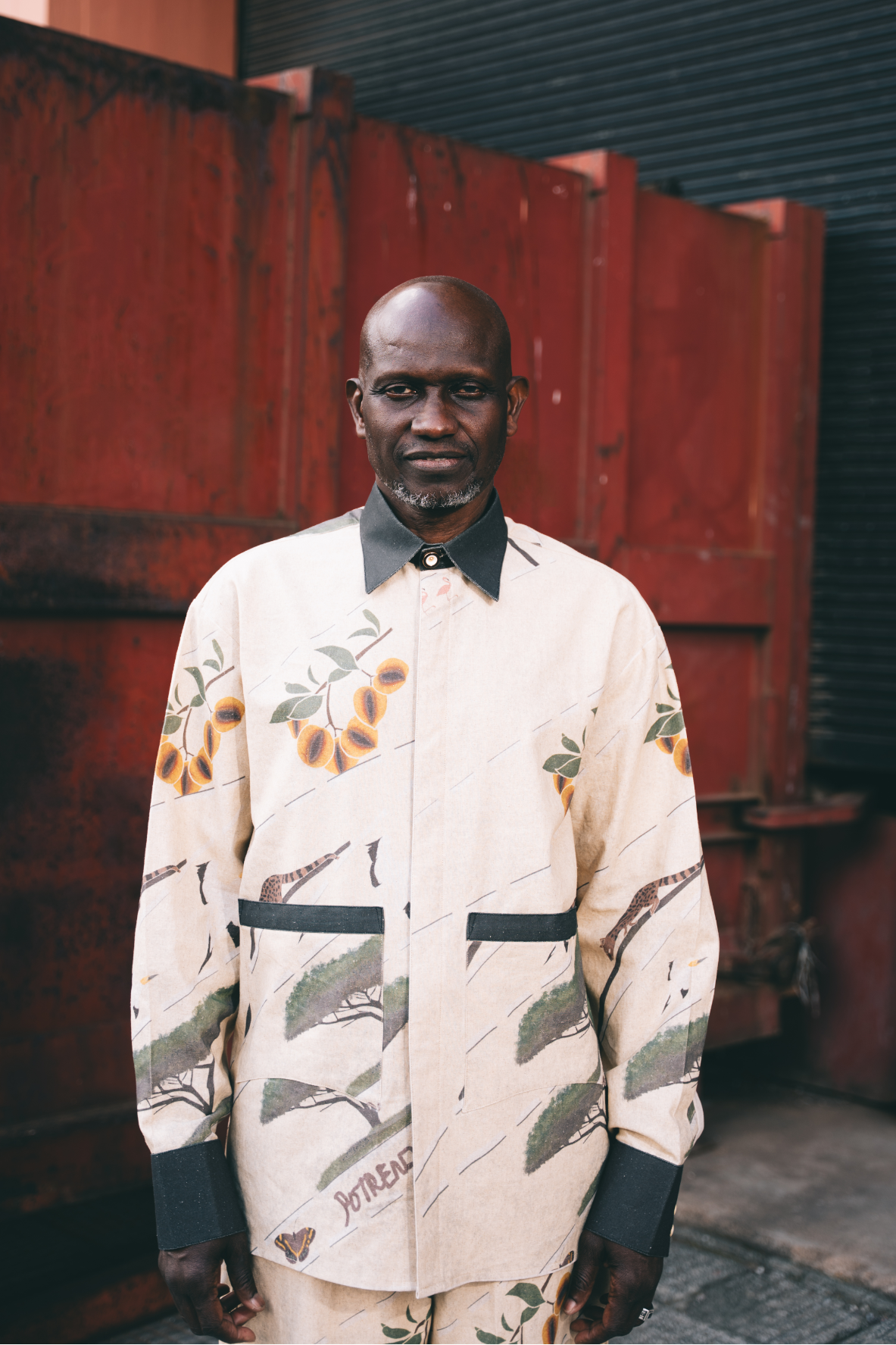 Potrends "Into the Garden" Natural Linen Shirt