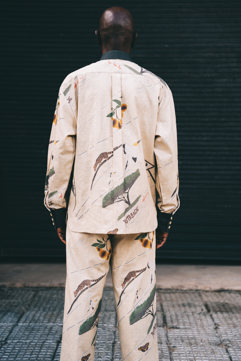 Potrends "Into the Garden" Natural Linen Trouser