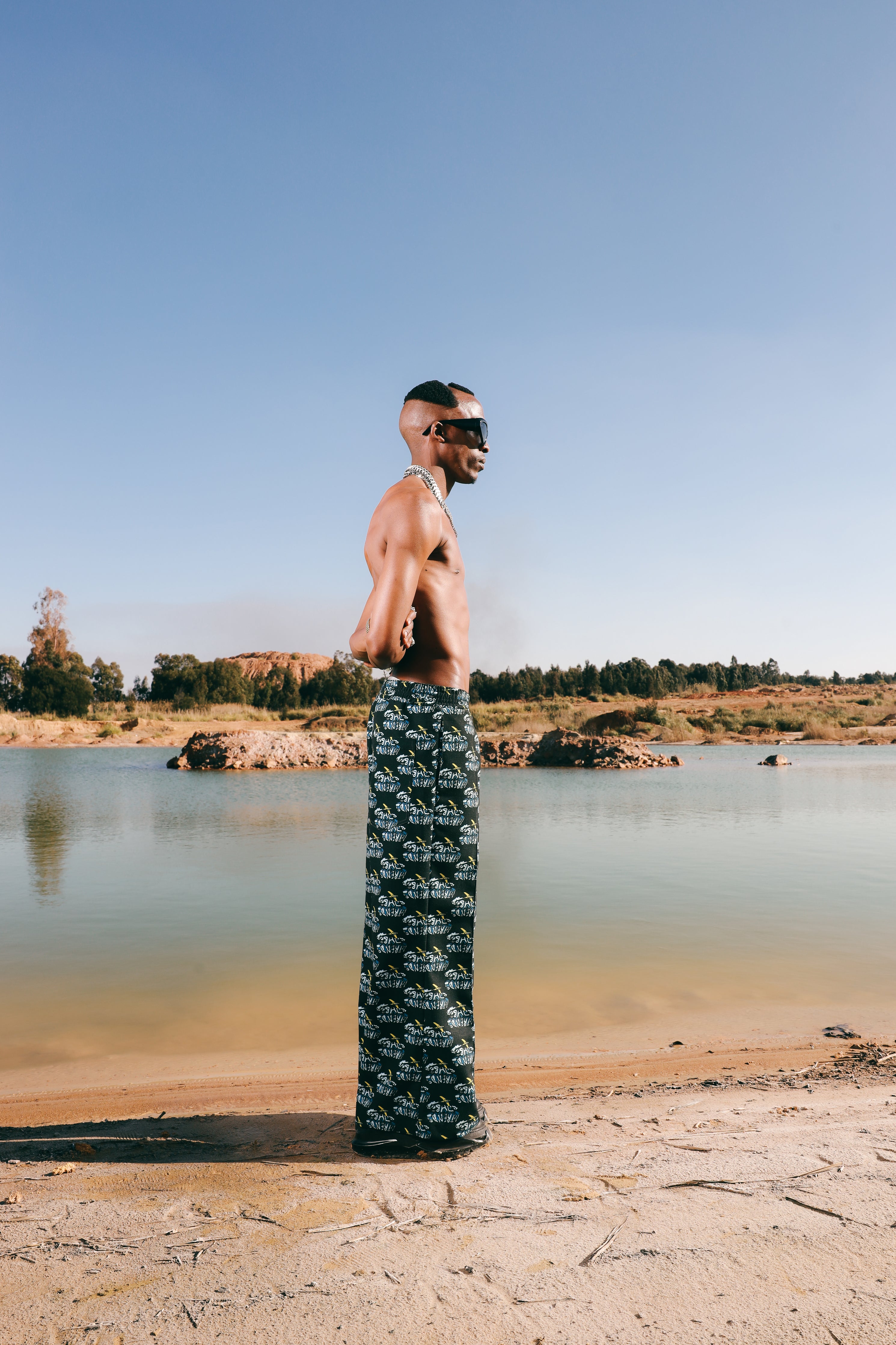 POTRENDS JHB PRINT PANT