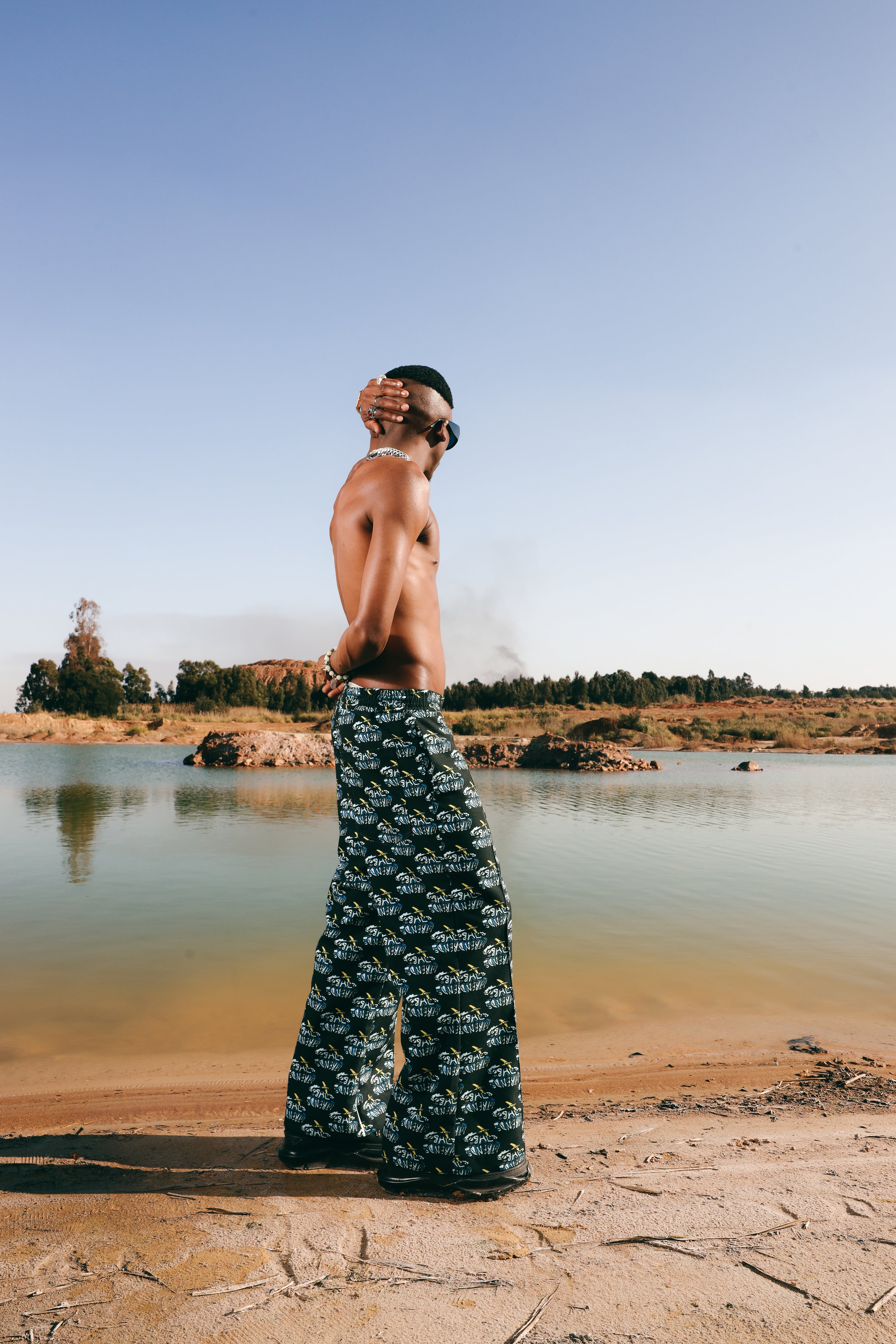 POTRENDS JHB PRINT PANT